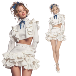 Outfit Visualization & Digital Sketch